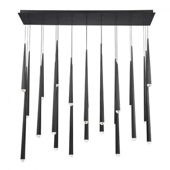 CASCADE 23LGT LINEAR PENDANT 3500K (3612|PD-41723L-BK)