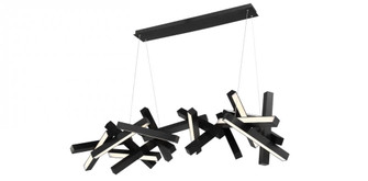CHAOS 72IN HORIZONTAL LINEAR PNDNT 3000K (3612|PD-64872-BK)