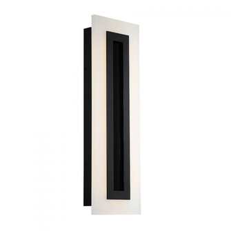 Shadow Outdoor Wall Sconce Light (3612|WS-W46824-BK)
