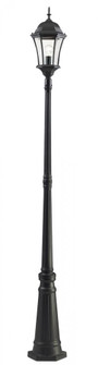 1 Light Outdoor Post Mounted Fixture (276|522MP1-BK)