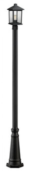 1 Light Outdoor Post Mounted Fixture (276|531PHMR-519P-BK)