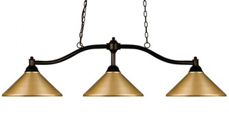 3 Light Billiard (276|147BRZ-MSG)