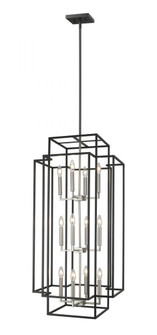 12 Light Chandelier (276|454-42BK-BN)