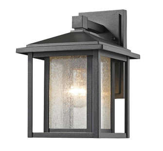 1 Light Outdoor Wall Light (276|554S-BK)
