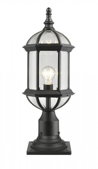 1 Light Outdoor Pier Mounted Fixture (276|563PHM-533PM-BK)
