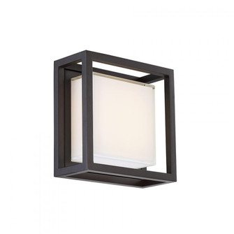 FRAMED 8IN OUTDOOR SCONCE 3000K (3612|WS-W73608-BZ)