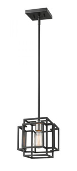 1 Light Pendant (276|454MP-BK-BN)