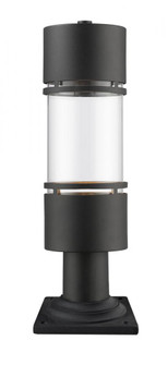 1 Light Outdoor Pier Mounted Fixture (276|553PHB-533PM-BK-LED)