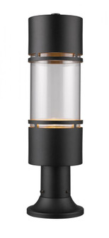1 Light Outdoor Pier Mounted Fixture (276|553PHB-553PM-BK-LED)