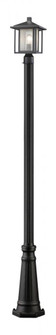 1 Light Outdoor Post Mounted Fixture (276|554PHM-519P-BK)