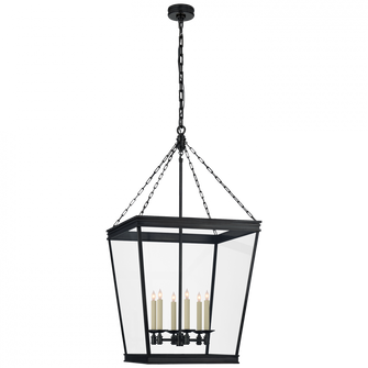 Launceton Large Square Lantern (279|CHC 5612BZ-CG)