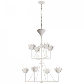 Alberto Medium Two Tier Chandelier (279|JN 5005PW)