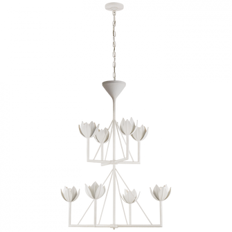 Alberto Medium Two Tier Chandelier (279|JN 5005PW)