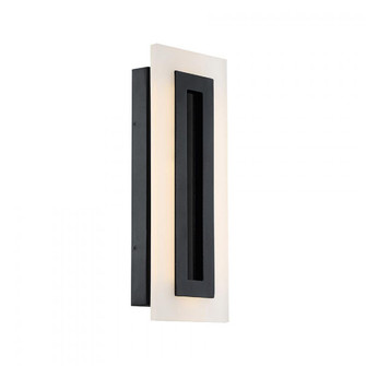 Shadow Outdoor Wall Sconce Light (3612|WS-W46817-BK)