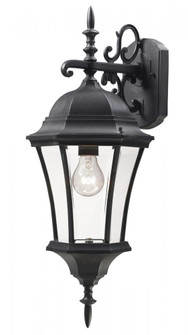1 Light Outdoor Wall Light (276|522M-BK)