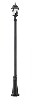 1 Light Outdoor Post Mounted Fixture (276|522PHM-519P-BK)