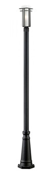 1 Light Outdoor Post Mounted Fixture (276|549PHMR-519P-BK)