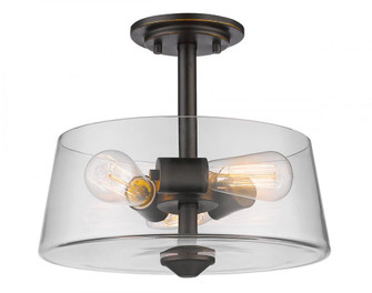 3 Light Semi Flush Mount (276|428SF3-OB)