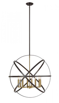 8 Light Chandelier (276|463-30HBRZ-OBR)