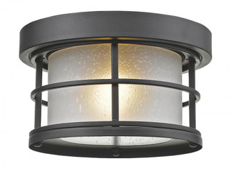 1 Light Outdoor Flush Mount (276|556F-BK)