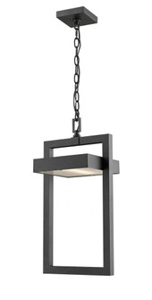 1 Light Outdoor Chain Mount Ceiling Fixture (276|566CHB-BK-LED)