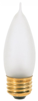 25 Watt CA10 Incandescent; Frost; 2500 Average rated hours; 200 Lumens; Medium base; 130 Volt (27|A3667)
