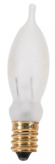 7.5 Watt CA5 Incandescent; Frost; 1500 Average rated hours; 35 Lumens; Candelabra base; 120 Volt (27|S3242)