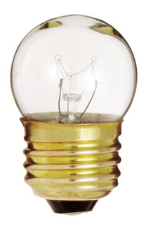 7.5 Watt S11 Incandescent; Clear; 2500 Average rated hours; 40 Lumens; Medium base; 120 Volt (27|S3606)