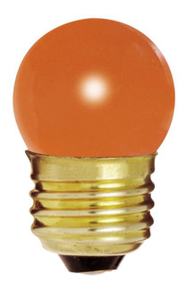 7.5 Watt S11 Incandescent; Ceramic Orange; 2500 Average rated hours; Medium base; 120 Volt (27|S3610)