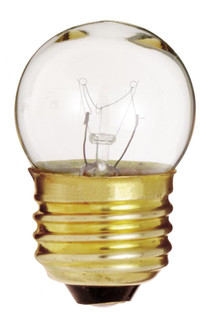 7.5 Watt S11 Incandescent; Clear; 2500 Average rated hours; 40 Lumens; Medium base; 120 Volt; Carded (27|S3794)
