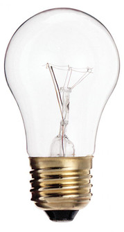 40 Watt A15 Incandescent; Clear; Appliance Lamp; 2500 Average rated hours; 300/225 Lumens; Medium (27|S3810)