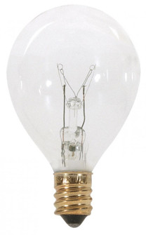 10 Watt G12 1/2 Pear Incandescent; Clear; 1500 Average rated hours; 60 Lumens; Candelabra base; 120 (27|S3844)