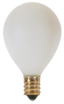 25 Watt G12 1/2 Pear Incandescent; Satin White; 1500 Average rated hours; 180 Lumens; Candelabra (27|S3863)