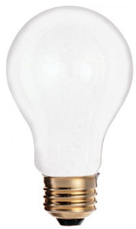 25 Watt A19 Incandescent; Frost; 1500 Average rated hours; 180 Lumens; Medium base; 120 Volt; 2-Pk (27|S6050)
