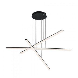 Stack Chandelier Light (16|PD-29803-BK)