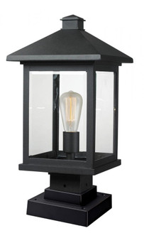 1 Light Outdoor Pier Mounted Fixture (276|531PHBS-SQPM-BK)