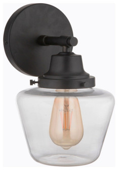 Essex 1 Light Wall Sconce in Flat Black (20|19507FB1)