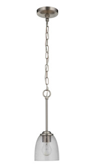 Serene 1 Light Mini Pendant in Brushed Polished Nickel (20|49991-BNK)