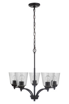 Tyler 5 Light Chandelier in Flat Black (20|50225-FB)