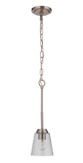 Tyler 1 Light Mini Pendant in Brushed Polished Nickel (20|50291-BNK)