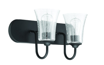 Gwyneth 2 Light Vanity in Flat Black (20|50402-FB)