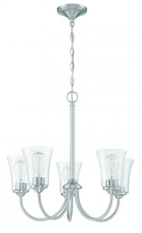 Gwyneth 5 Light Chandelier in Brushed Polished Nickel (20|50425-BNK)