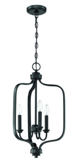 Bolden 3 Light Foyer in Flat Black (20|50533-FB)