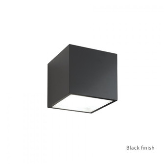 BLOC 6IN - LED OUTDOOR SCONCE 3000K (3612|WS-W9201-BK)