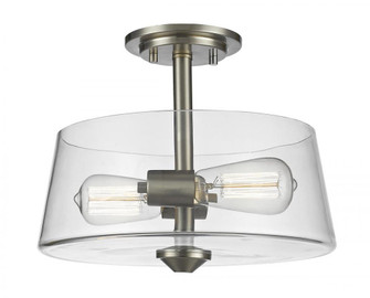 2 Light Semi Flush Mount (276|428SF2-BN)