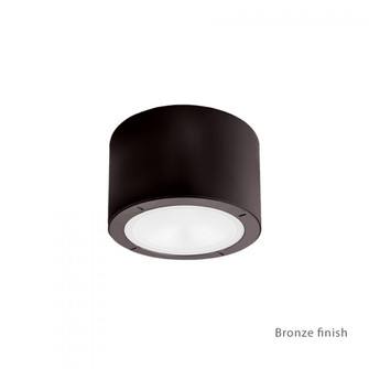 VESSEL 6IN OUTDOOR FLUSH MOUNT 3000K (3612|FM-W9100-BZ)