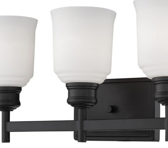 Burbank 3-Light Vanity Matte Black (670|173-MB)