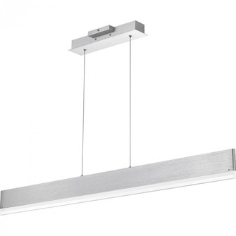 Cutlas Integrated LED Brushed Aluminum Linear Chandelier (26|PCCU148BRA)