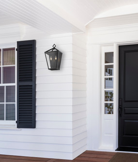 Arnold 2-Light Outdoor Wall Sconce Powder Coated Black (670|2531-PBK)