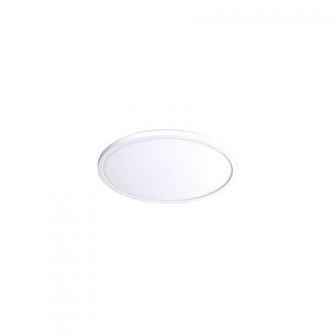ROUND FLUSH MOUNT 7IN RND 3500K 120V (16|FM-07RN-935-WT)